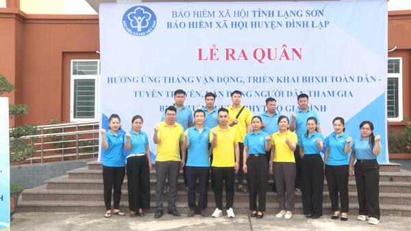 Lễ ra quân vận động Nhân dân tham gia BHXH tự nguyện, BHYT hộ gia đình