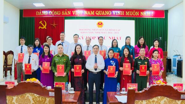 HĐND xã Đình Lập tổ chức Kỳ họp thứ nhất HĐND xxa khoá XXII nhiệm kỳ 2026-2031