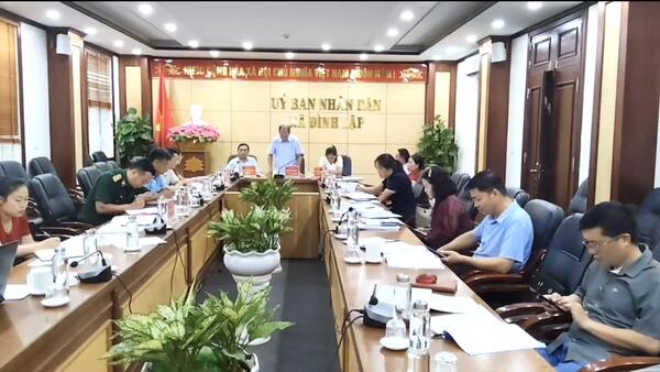 Xã Đình Lập họp xem xét, góp ý nội dung nhiệm vụ lập Đồ án và dự toán kinh phí quy hoạch chung đô thị mới Đình Lập đến năm 2045