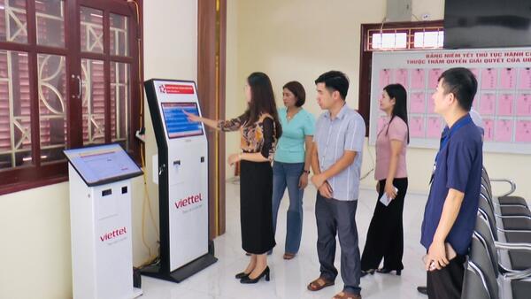 Xã Đình Lập kiểm tra công tác cải cách hành chính
