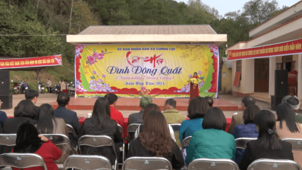 Tưng bừng Lễ hội xuân Đình Đông Quất tại xã Cường Lợi
