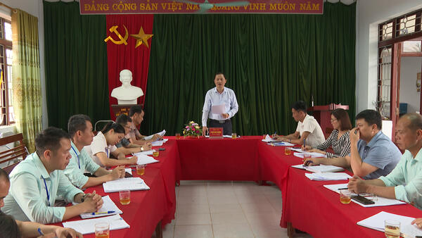 Huyện ủy kiểm tra công tác lãnh đạo, chỉ đạo triển khai nhiệm vụ công tác tại Xã Thái Bình