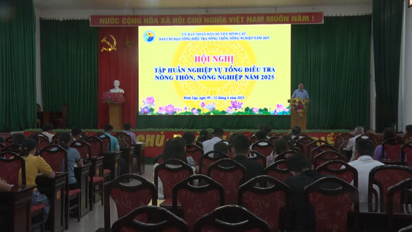 Trên 120 đại biểu được tập huấn  Tổng điều tra nông thôn, nông nghiệp năm 2025