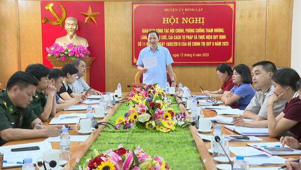 Giao ban công tác nội chính và Quy định số 11-QĐi/TW quý II/2025
