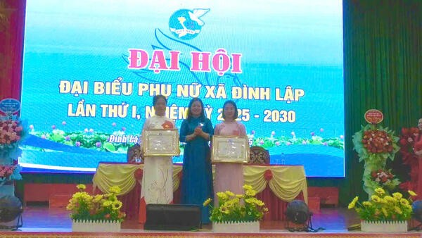 Đại hội Đại biểu Phụ Nữ xã Đình Lập lần thứ I, nhiệm kỳ 2025- 2030