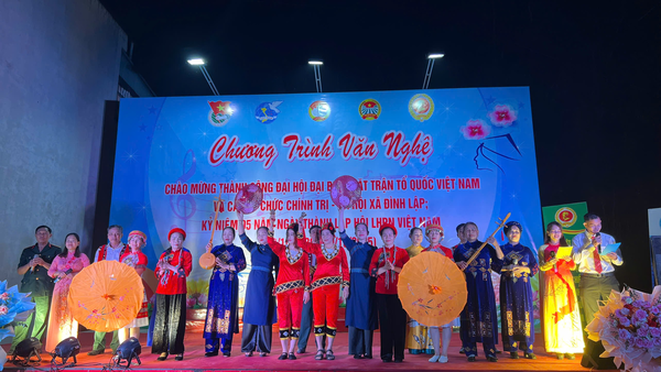 CHƯƠNG TRÌNH VĂN NGHỆ CHÀO MỪNG ĐẠI HỘI ĐẠI BIỂU MTTQ VN VÀ CÁC TỔ CHỨC CHÍNH TRỊ - XÃ HỘI