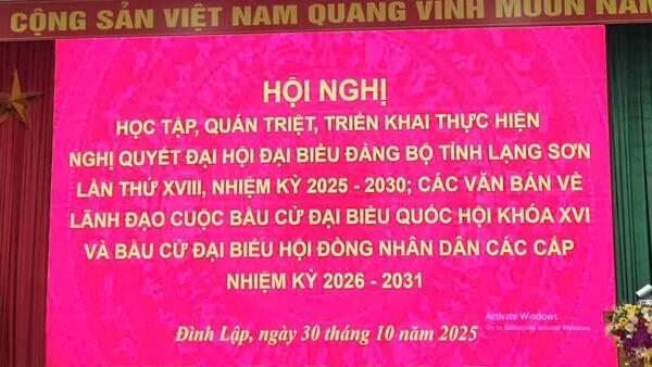 Học tập, quán triệt, triển khai thực hiện Nghị quyết Đại hội đại biểu Đảng bộ tỉnh lần thứ XVIII