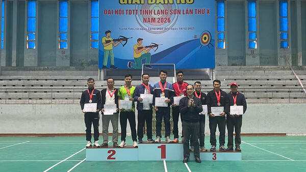 CỤM ĐÌNH LẬP THAM GIA GIẢI BẮN NỎ ĐẠI HỘI THỂ DỤC THỂ THAO TỈNH LẠNG SƠN LẦN THỨ X NĂM 2026