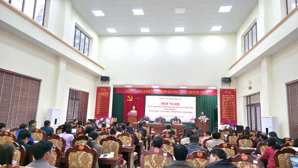 ĐẢNG ỦY XÃ ĐÌNH LẬP TỔ CHỨC HỘI NGHỊ BAN CHẤP HÀNH ĐẢNG BỘ XÃ LẦN THỨ BA (MỞ RỘNG); TỔNG KẾT NĂM 2025, TRIỂN KHAI NHIỆM VỤ NĂM 2026