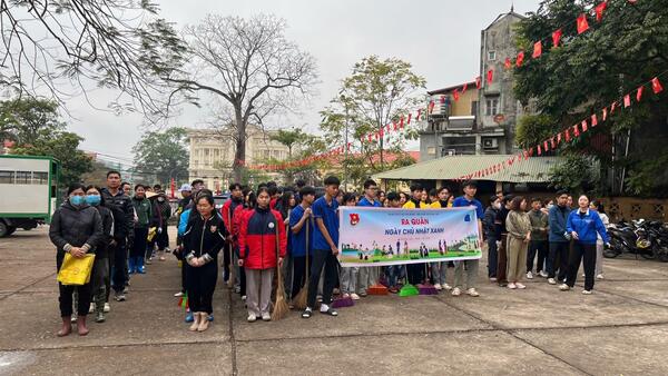 RA QUÂN TỔNG VỆ SINH MÔI TRƯỜNG CHÀO MỪNG ĐẠI HỘI ĐẢNG TOÀN QUỐC LẦ THỨ XIV