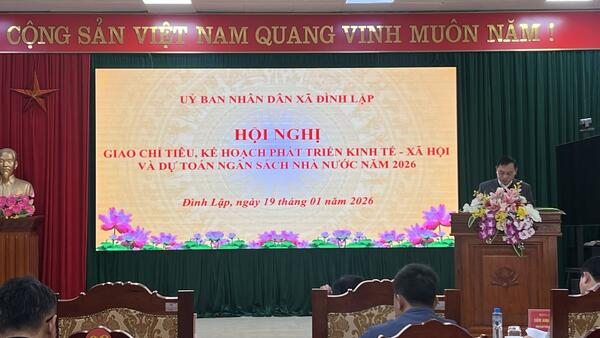 HỘI NGHỊ GIAO CHỈ TIÊU KẾ HOẠCH PHÁT TRIỂN  KINH TẾ - XÃ HỘI VÀ DỰ TOÁN NGÂN SÁCH NHÀ NƯỚC NĂM 2026