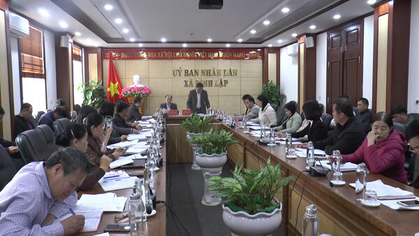 Ủy ban bầu cử xã Đình Lập triển khai nhiệm vụ công tác bầu cử trên địa bàn xã