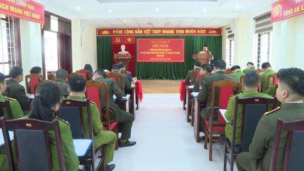 Công an xã Đình Lập triển khai công tác năm 2026
