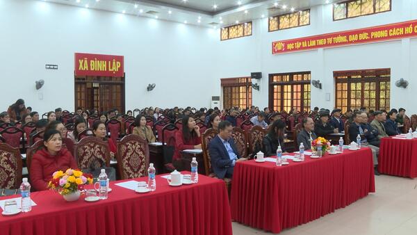 Xã Đình Lập dự Hội nghị toàn quốc nghiên cứu, học tập, quán triệt và triển khai thực hiện Nghị quyết Đại hội XIV của Đảng