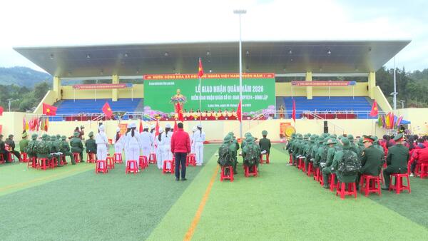 Lễ giao nhận quân năm 2026