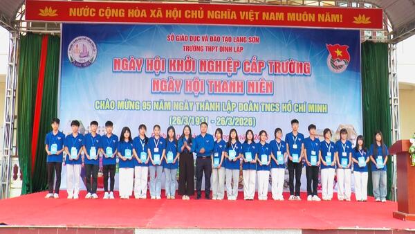 Trường THPT huyện Đình Lập tổ chức Chương trình  ngày hội khởi nghiệp cấp trường, Ngày hội thanh niên năm 2026