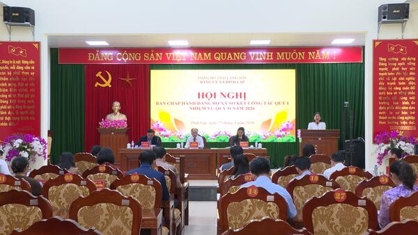 Hội nghị Ban Chấp hành Đảng bộ xã Đình Lập sơ kết công tác quý I Triển khai nhiệm vụ quý II năm 2026