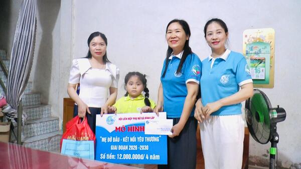 Hội LHPN xã Đình Lập ra mắt mô hình “Mẹ đỡ đầu – Kết nối yêu thương”
