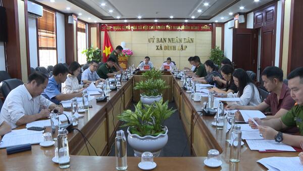 Xã Đình Lập họp Ban Chỉ đạo, Ban Tổ chức huấn luyện Dân quân năm 2026