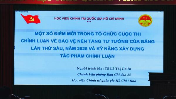 Hội nghị tập huấn kỹ năng xây dựng tác phẩm chính luận về bảo vệ nền tảng tư tưởng của Đảng