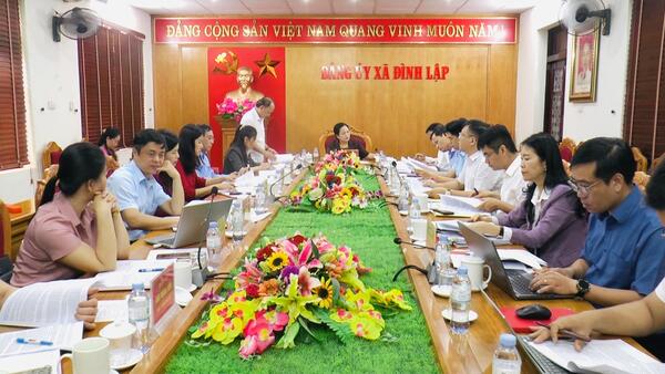 Đoàn kiểm tra số 6 của Ban thường vụ Tỉnh ủy Lạng Sơn tổ chức kiểm tra tại xã Đình Lập, Kiên Mộc, Châu Sơn, Thái Bình