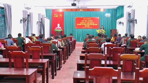 Khai mạc lớp Bồi dưỡng lý luận chính trị, nghiệp vụ công tác Hội CCB  năm 2026