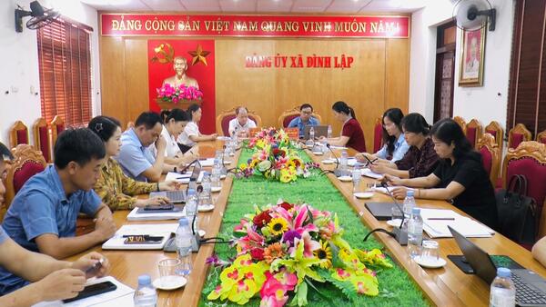 Đình Lập dự hội nghị trực tuyến sơ kết 1 năm vận hành bộ máy của hệ thống chính trị và chính quyền địa phương 2 cấp