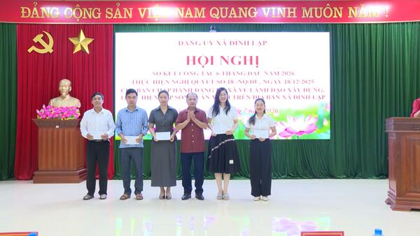 Hội nghị Sơ kết công tác 6 tháng đầu năm 2026 thực hiện Nghị quyết số 18-NQ/ĐU của Ban Chấp hành Đảng bộ xã