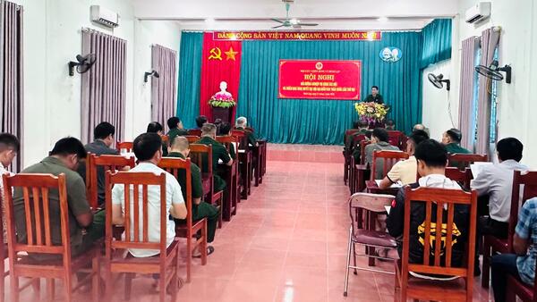 Hội nghị bồi dưỡng công tác Hội CCB cho cán bộ Chi hội CCB thôn sau sắp xếp sáp nhập trên địa bàn xã Đình Lập năm 2026